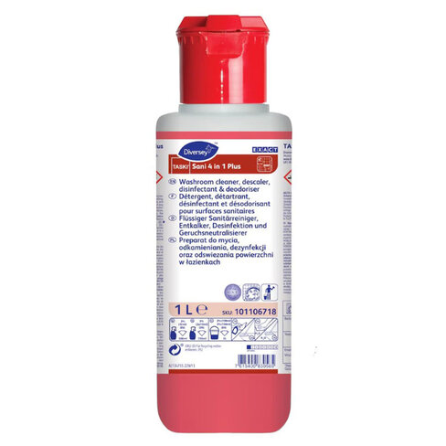 Detergent detartrant desinfectant desodorisant sanitaires taski sani 4 en 1 plus - Carton 6 x 1 l - DIVERSEY