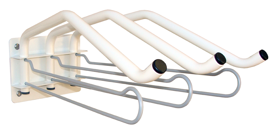 Support mural 3 tabliers - ELITE HELTIS LINE longueur du cintre 500mm