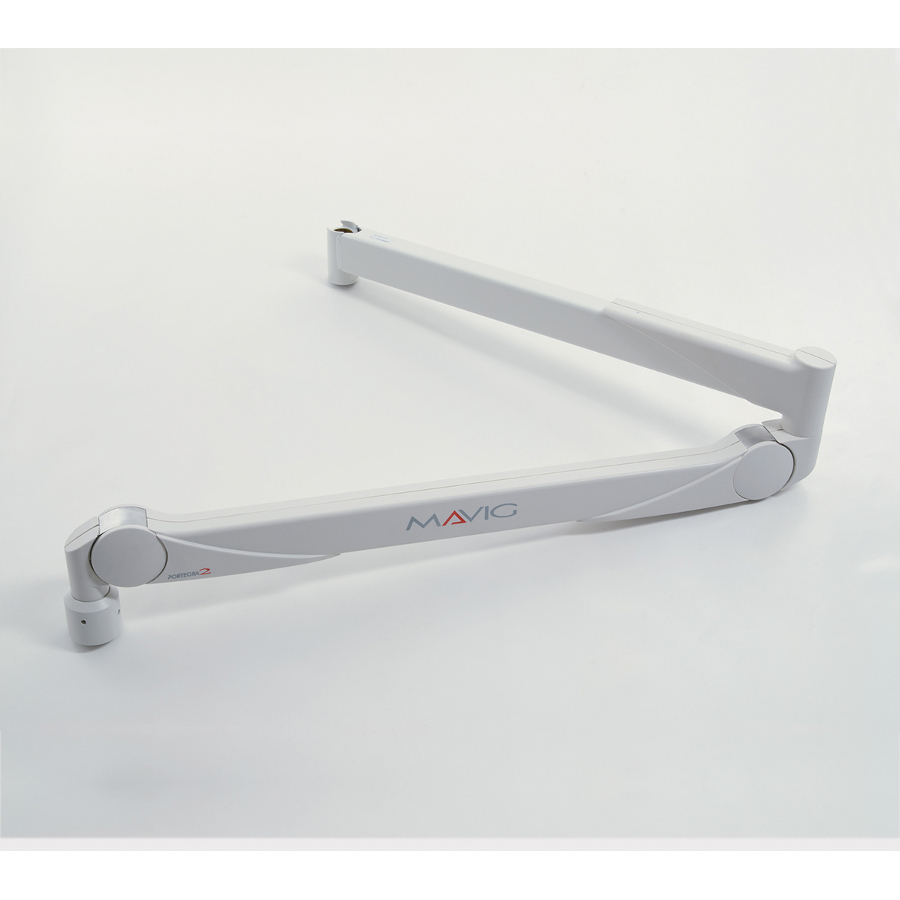 Double bras compensé seul - charge maximale(support et moniteur) 7 à 12 kg