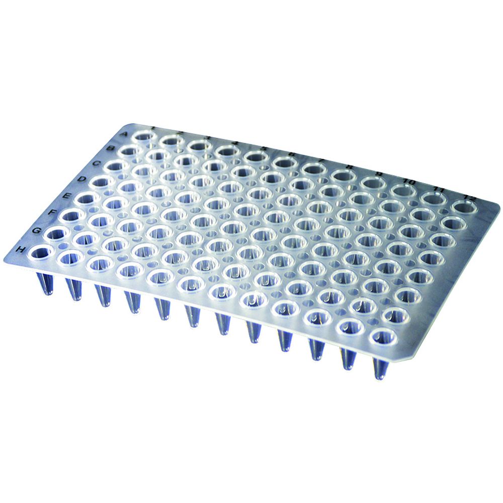 Plaque PCR 96 puits en polypropylène, profil bas x 10