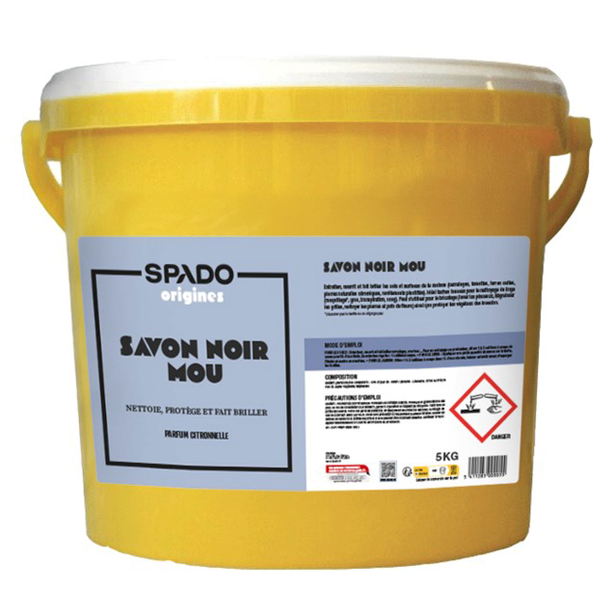 Savon noir mou - seau de 5 kg - SPADO