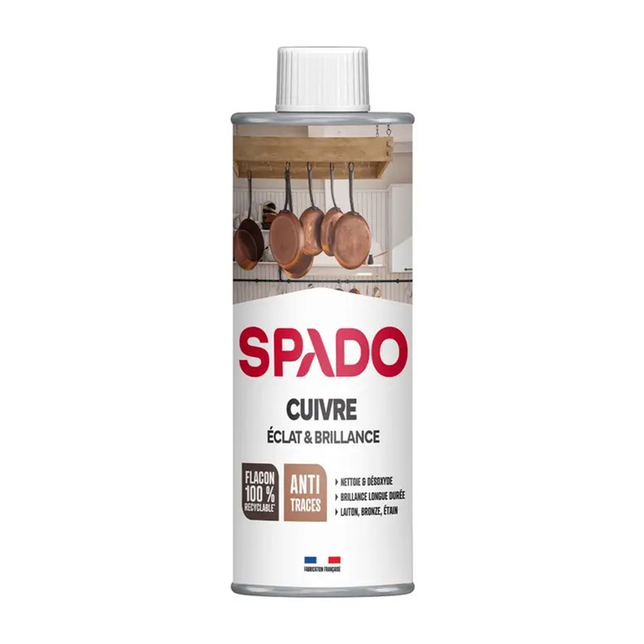 Nettoyant cuivre - Flacon de 250 ml - SPADO