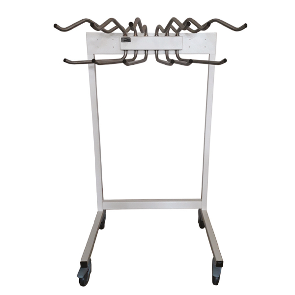 Support mobile Shift pour 6 tabliers - 4 roues 100 mm pivotantes a freins