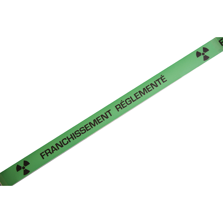 Bande marquage au sol antidérapante adhésif - vert rouleau - 2,50 x 5 cm