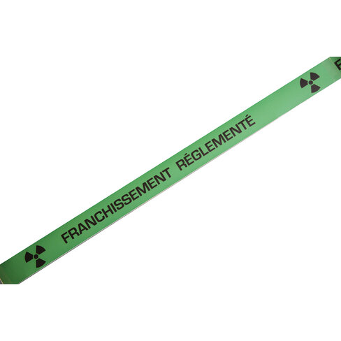 Bande marquage au sol antidérapante adhésif - vert rouleau - 2,50 x 5 cm