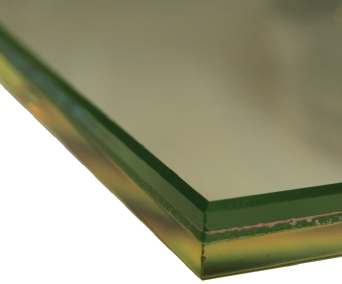 Verre sécurit plombé 44/2 éq Pb 2,1mm RD50 - épaisseur 18/20mm -au m² float4mm+pvb+RD50+pvb+float4mm