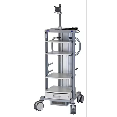 Chariot, COR standard, support écran 660x1474x730cm, Multiprise 12 raccords