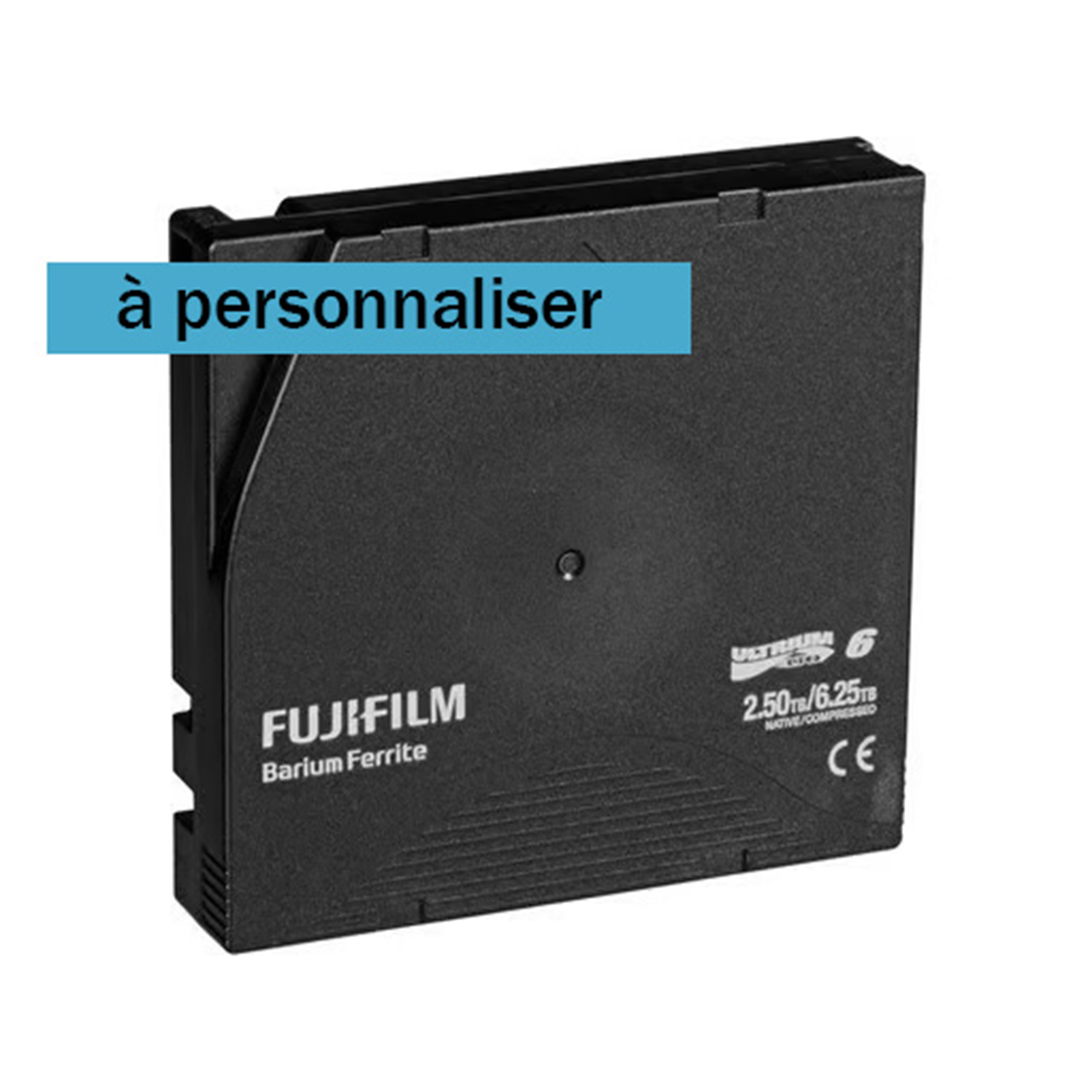 Cartouche LTO-6 - Fuji Ultrium - 2,5 - 6 To pour lecteur de bande - étiquetée - par lot de 20 - library pack