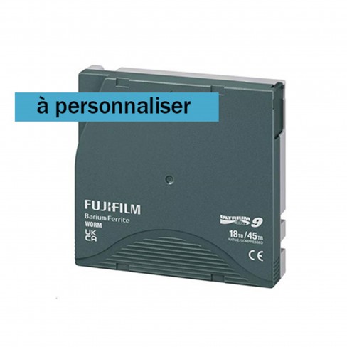 Cartouche LTO-9-boitier individuel -Fuji Ultrium - 6 - 15 To pour lecteur de bande - étiquetée - minimum de 20 pièces