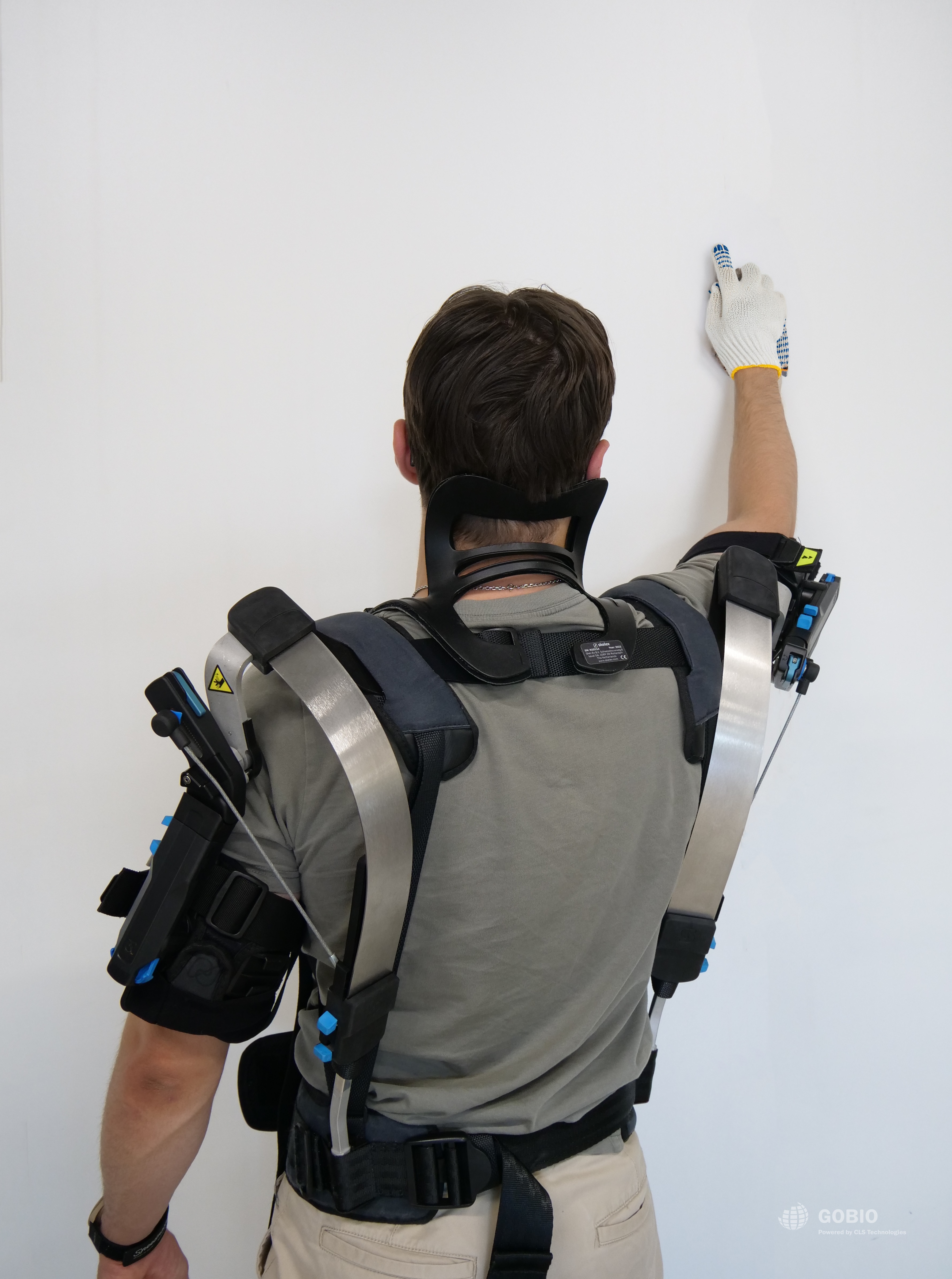 Exosquelette passif assistance épaules bras coudes IP12 Skelex 360XFR