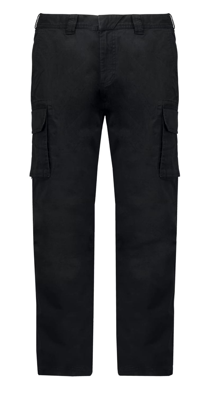 Pantalon multipoches homme - 98% coton - 2 % elasthanne - 245 g/m2