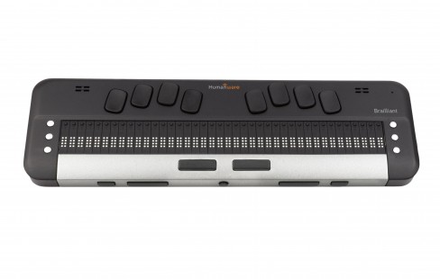 Plage braille avec clavier intégré 40 cellules 8 points - Humanware Brailliant BI 40X - USB ou Bluetooth