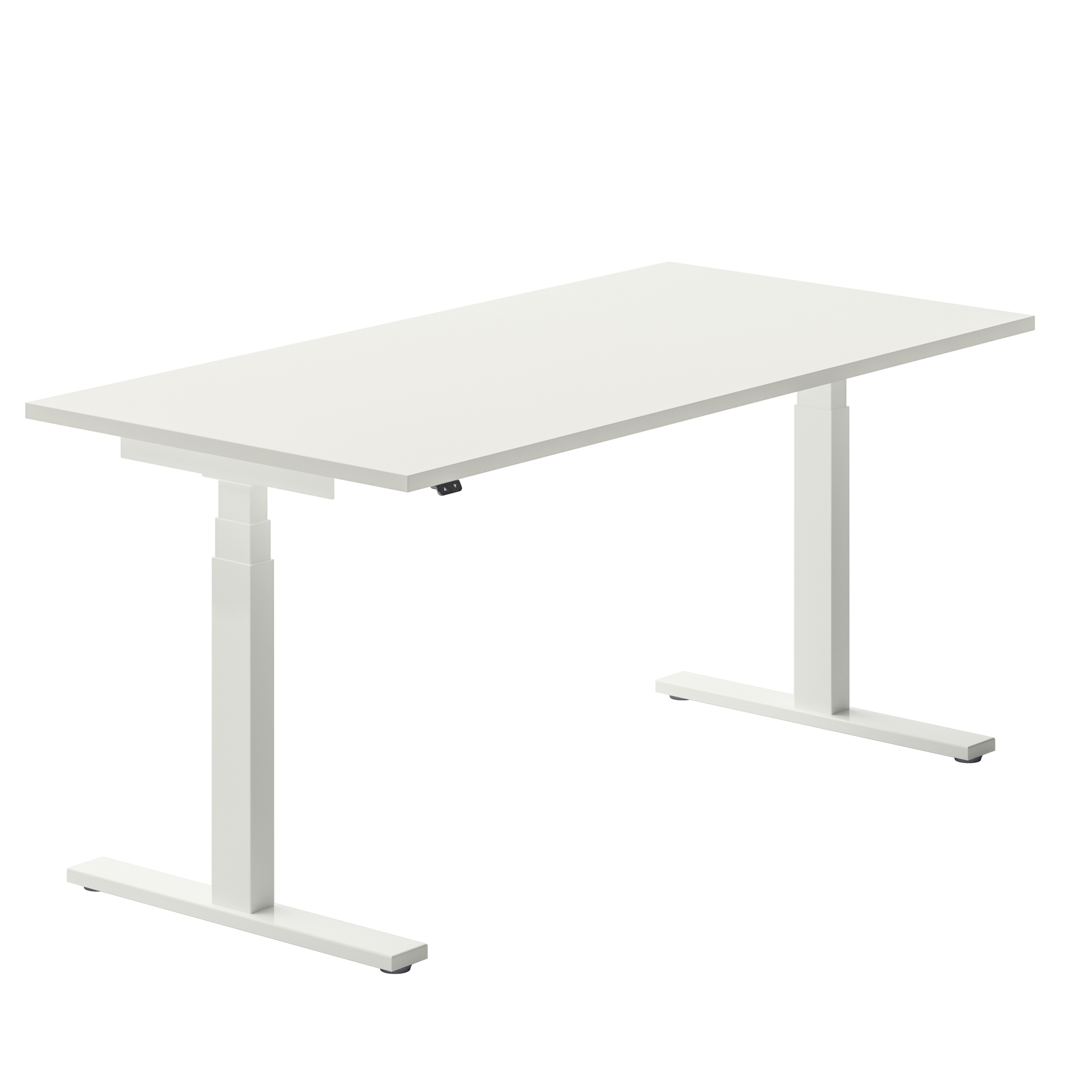 Bureau droit Ergo Up - l. 160 x pr. 80 cm - sans obturateur - réglage en hauteur électrique