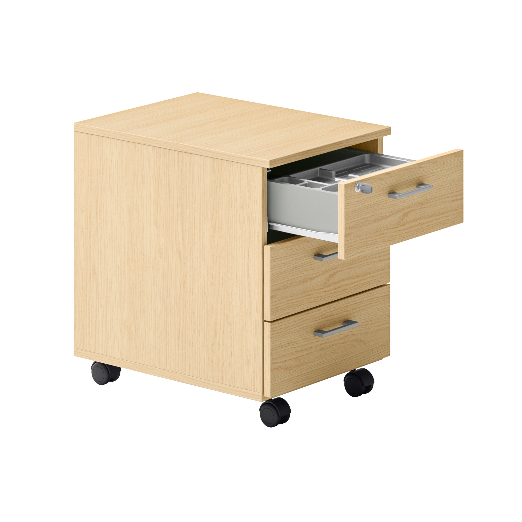 Caisson mobile Ergo Up - 3 tiroirs plats