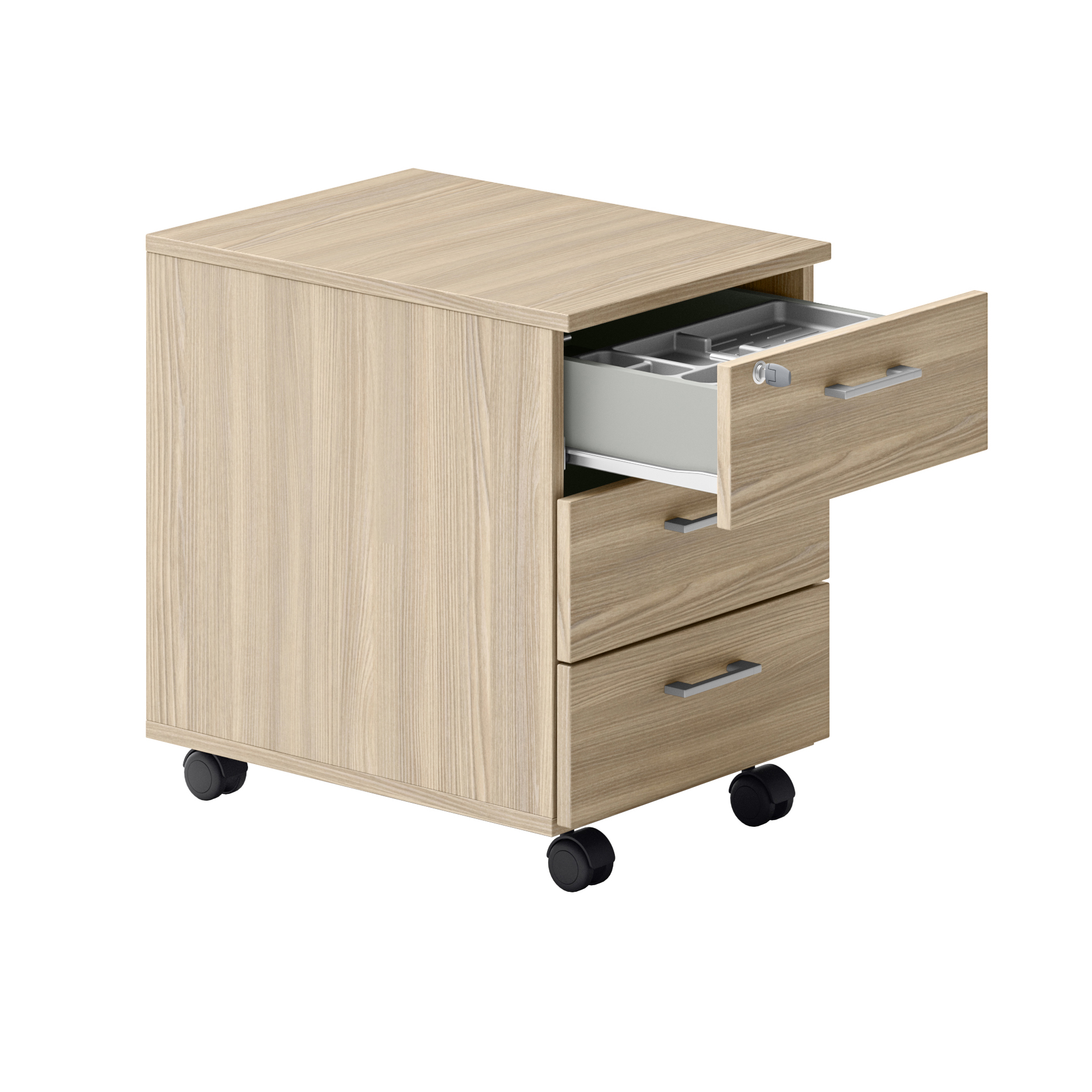 Caisson mobile Ergo Up - 3 tiroirs plats