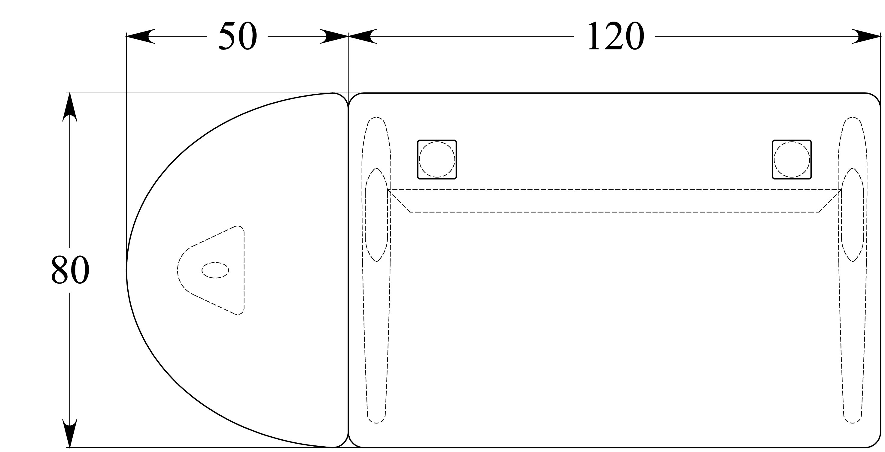 Bureau droit Corial - l. 120 x pr. 80 cm + convivialité demi-lune latérale