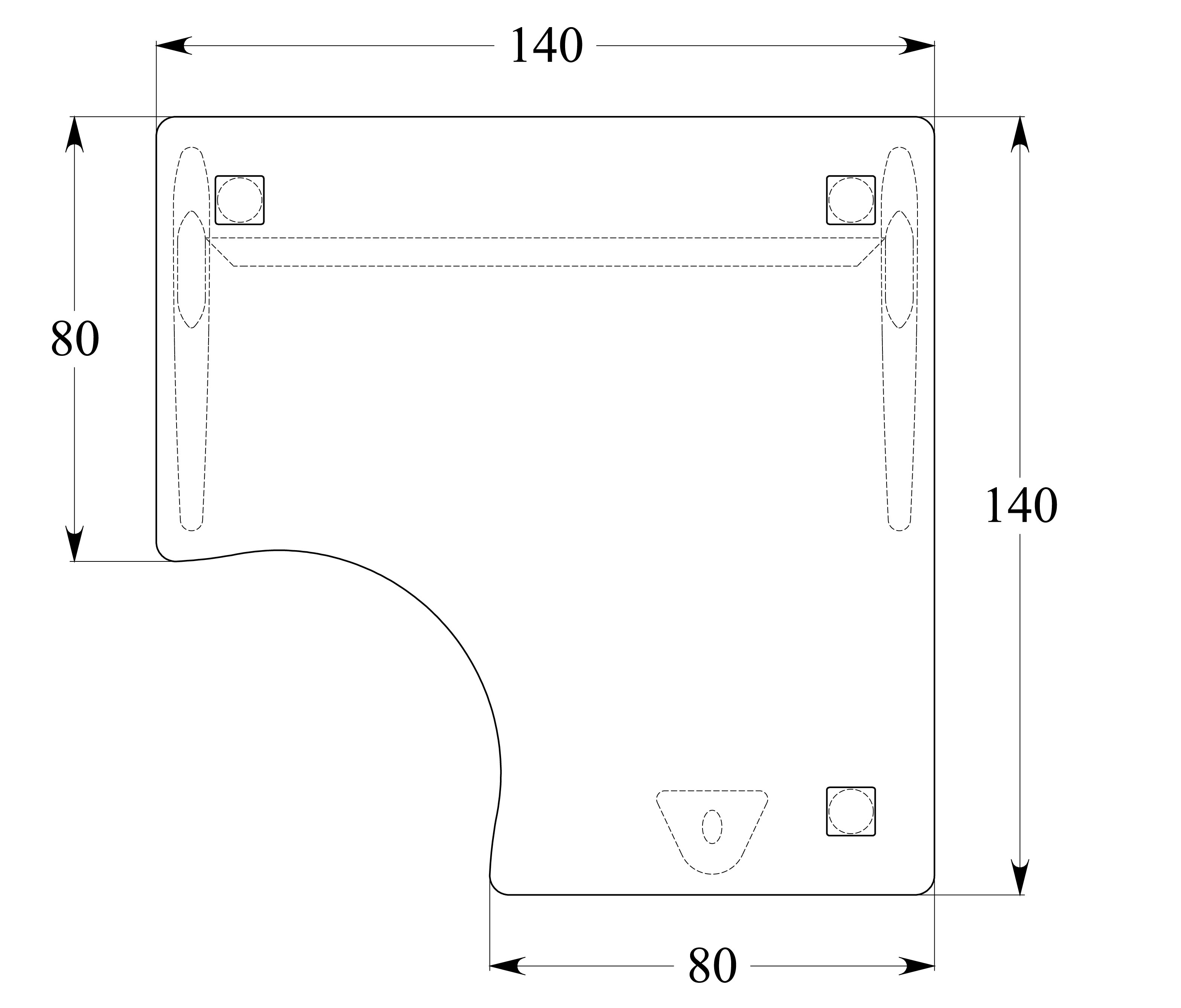 Bureau compact 90° symétrique Corial - l. 140 x pr. 80 cm