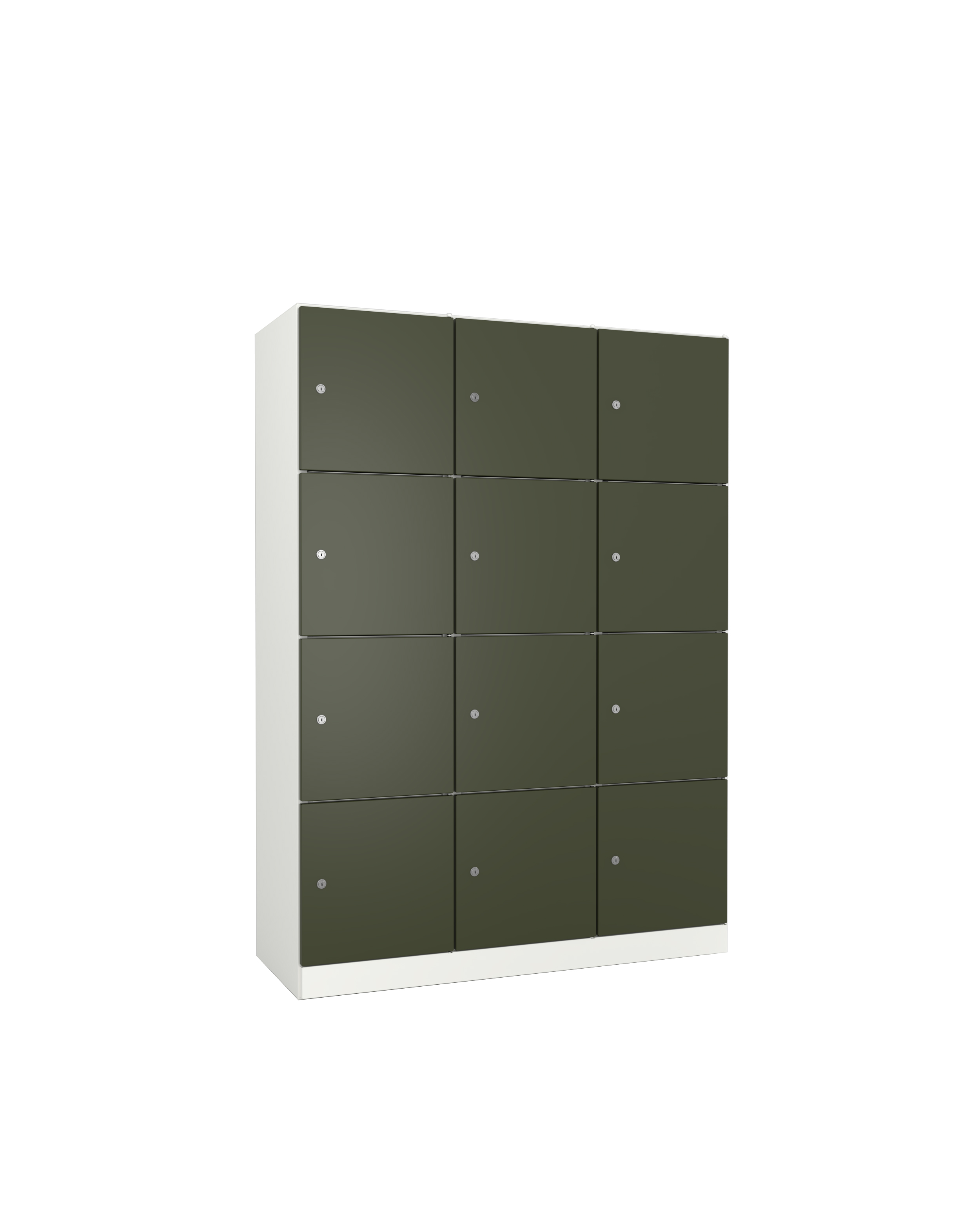 Meuble de rangement métallique Corial - 12 casiers - fermeture à clé- délai court- clé passe partout non fournie