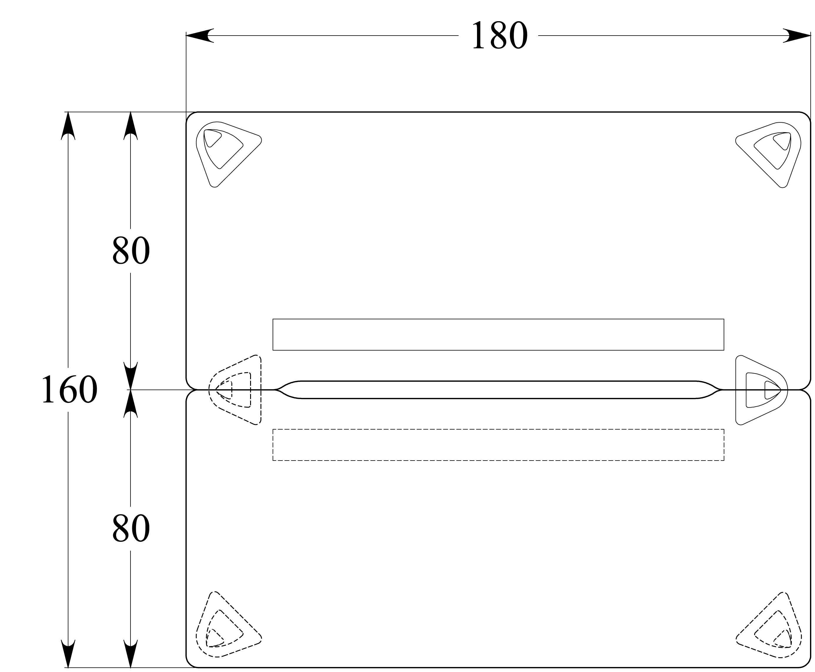 Ensemble 2 bureaux droits Evidence - l. 180 x pr. 80 cm