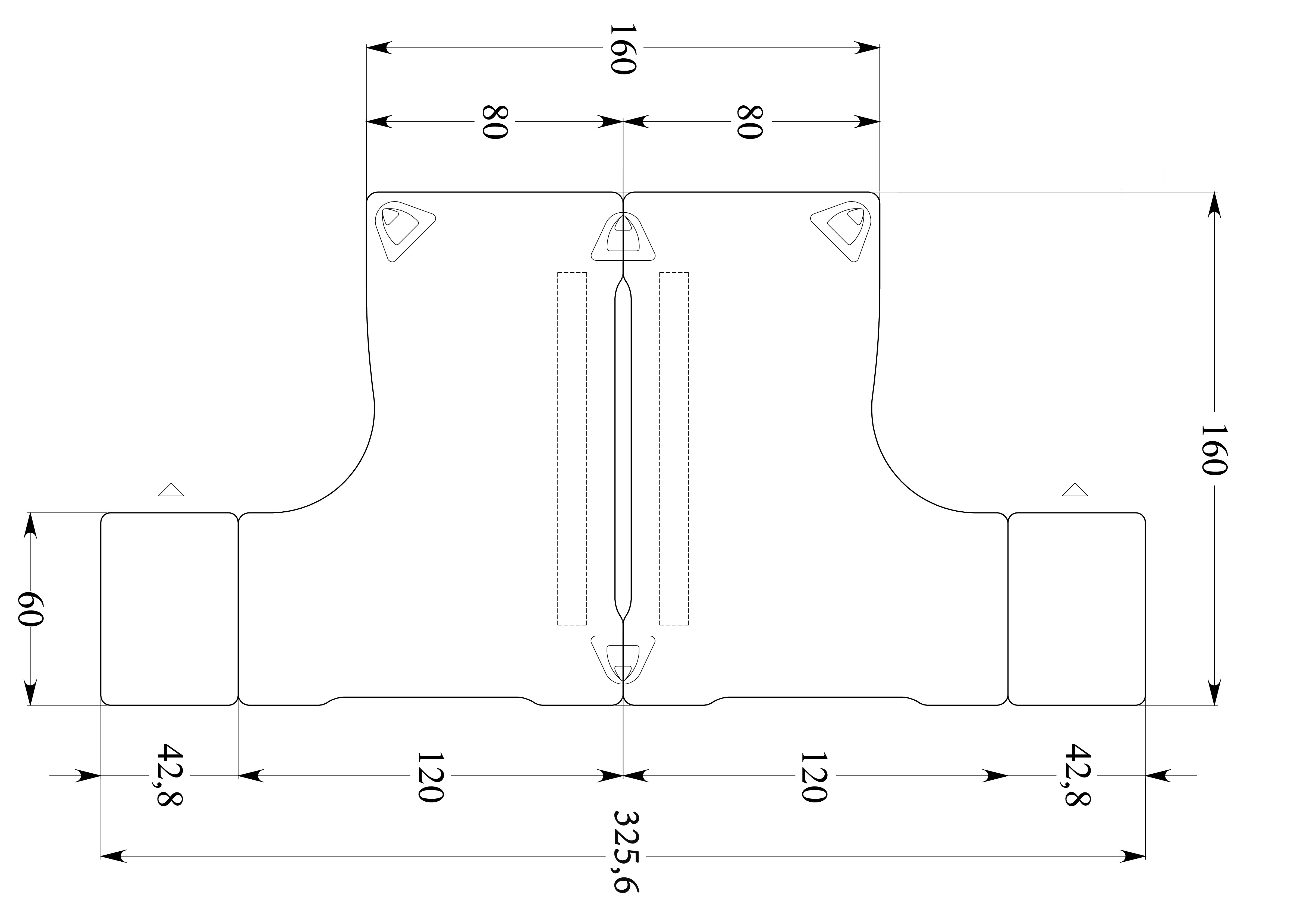 Ensemble 2 bureaux compact 90° asymétriques Evidence - l. 160 x l. 120 x pr 80-60 cm + 2 caissons h. bureau juxtaposés