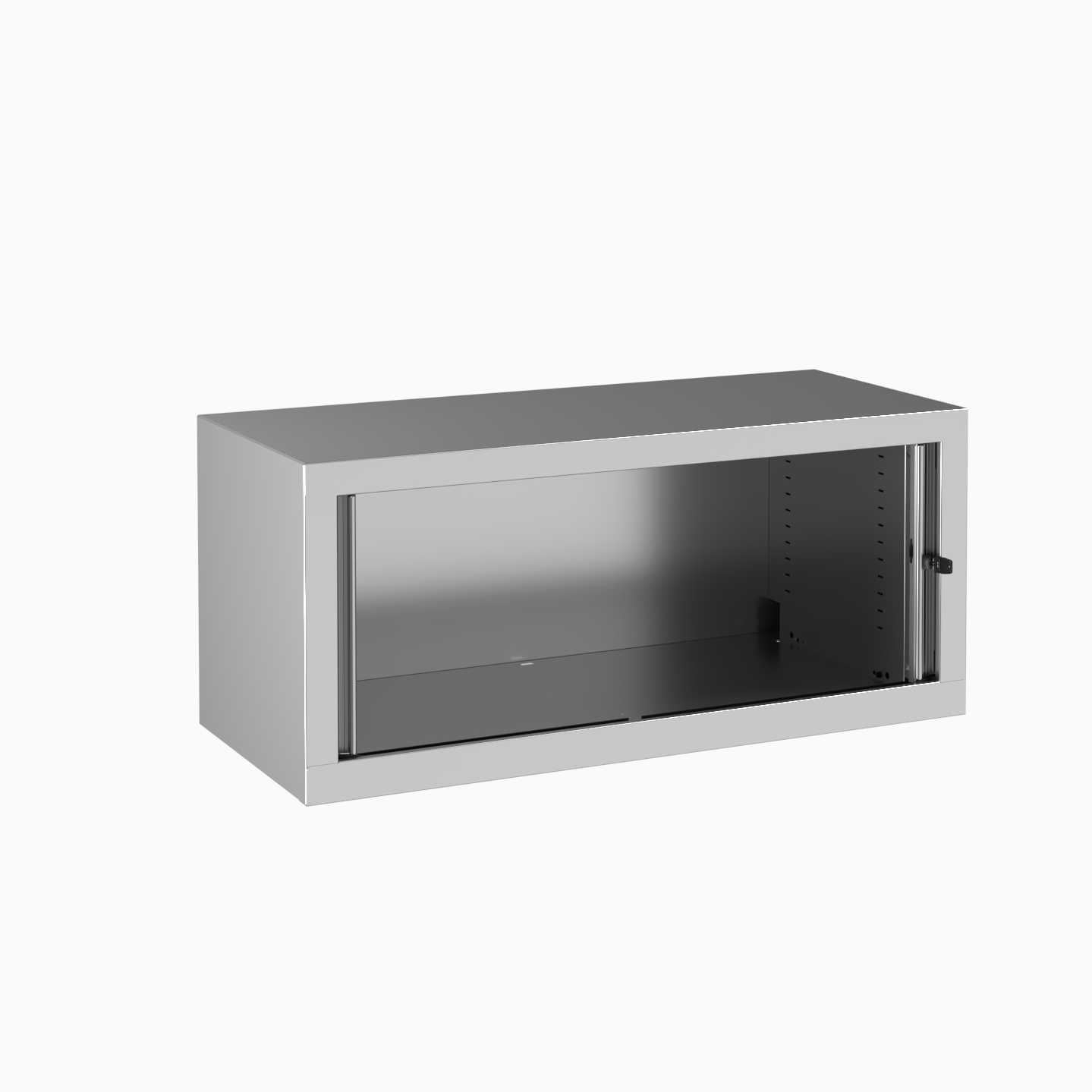 Rehausse métallique Etic - h. 44 x l. 100 cm - décor bois - fermeture rideaux