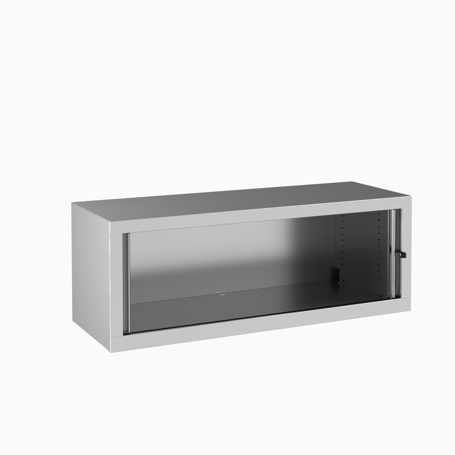 Rehausse métallique Etic - h. 44 x l. 120 cm - décor bois - fermeture rideaux