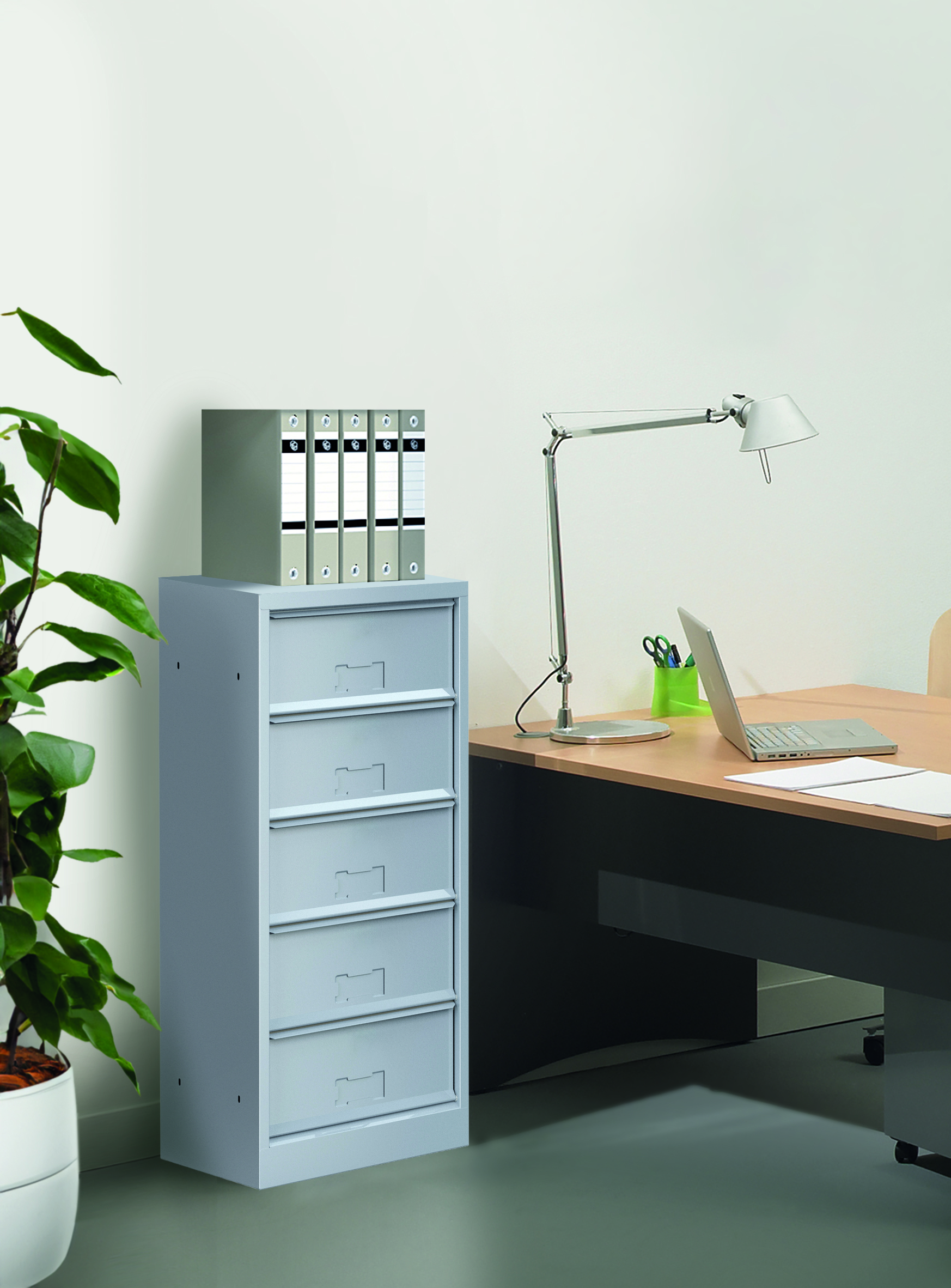 Classeur à clapets - 5 cases sans serrure sans prestation