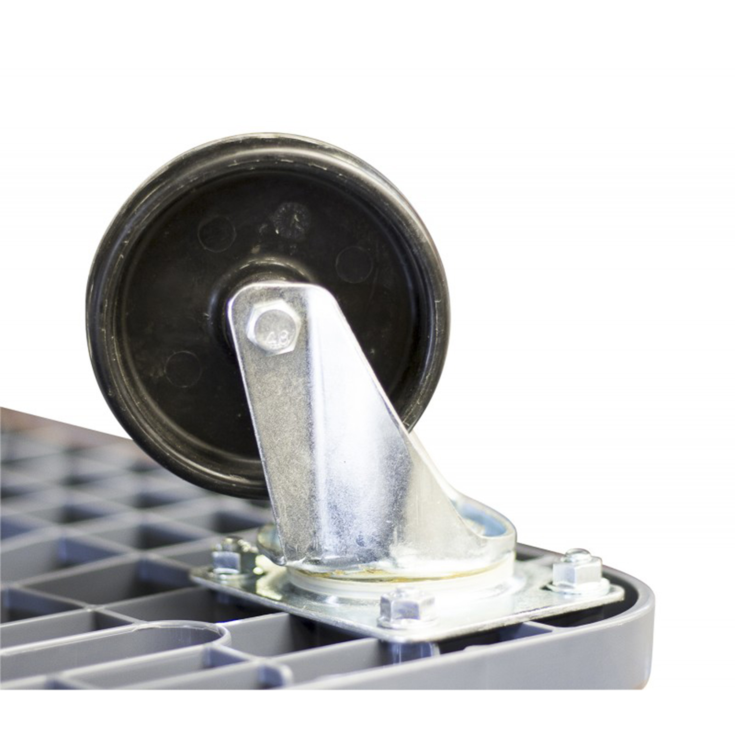 Plateau roulant polypropylène renforcé 600 x 400 mm 350 kg