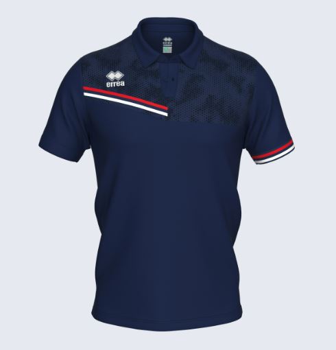 Polo manches courtes homme - Emir Errea - 100 % polyester - 140 g/m2