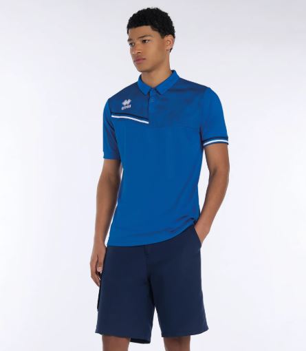 Polo manches courtes homme - Emir Errea - 100 % polyester - 140 g/m2