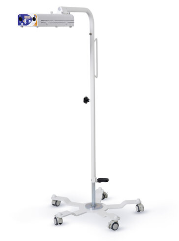 Piètement mobile pour capot de photothérapie Leddybloo mini 1972