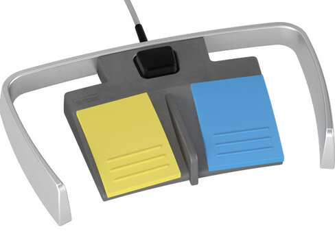 Pédale double VIO3 antidéflagrante avec bouton ReMode - protection - séparation centrale