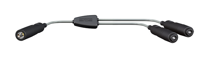 Adaptateur bipolaire flexible 2 x 4 mm - femelle