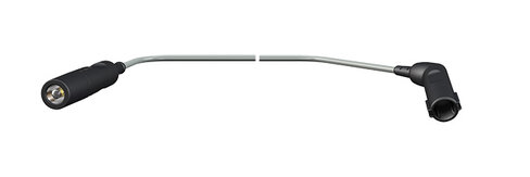 Câble bipolaire 8/4 mm - l. 45 m - pour pincettes bipolaires avec languette européenne - fiche coudée