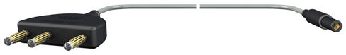 Câble monopolaire - 3-Pin - Ø 4 mm prise - l. 4,5 m - pour instruments de coupe et coagulation de coelioscopie