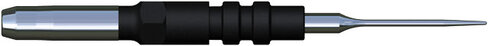 Electrode aiguille - lot de 5 - Ø 0,8 x 17 mm - droite - l. 35 mm - emmanchement Ø 4 mm