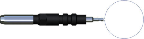 Electrode anse à bande droite - lot de 5 - Ø 16 mm -l. 40 mm emmanchement 4 mm