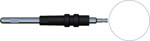 Electrode anse à bande droite - lot de 5 - Ø 16 mm -l. 40 mm emmanchement 2,4 mm