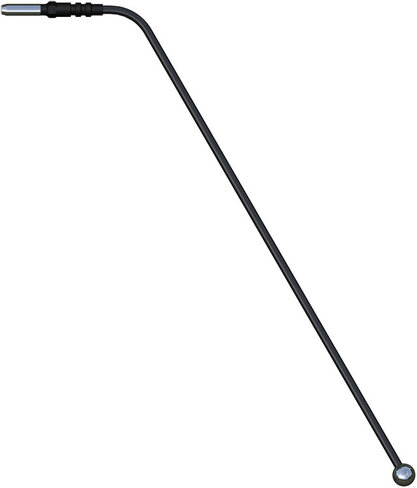 Electrode boule - Ø 8 mm - coudée - l. 190 mm - emmanchement Ø 4 mm