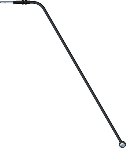 Electrode boule - Ø 8 mm - coudée - l. 190 mm - emmanchement Ø 2,4 mm