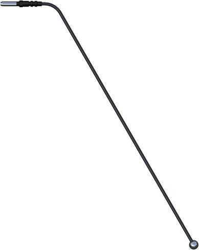 Electrode boule - Ø 8 mm - coudée - l. 240 mm - emmanchement Ø 4 mm
