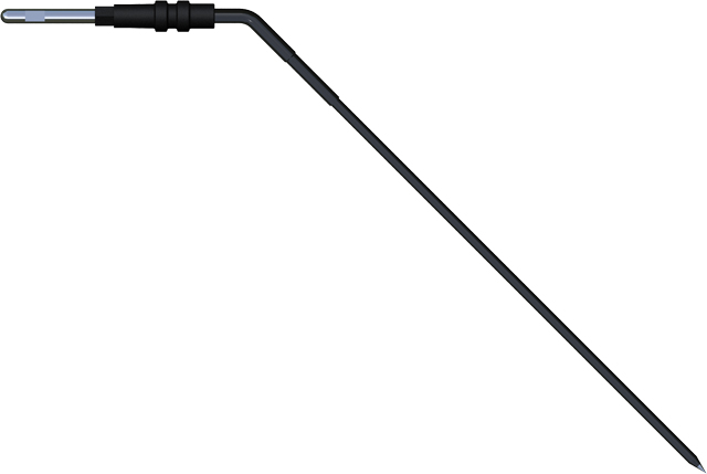 Electrode de coagulation - Ø 1 mm - coudée - isolée - l. 115 mm - emmanchement Ø 2,4 mm