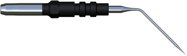 Electrode monopolaire aiguille coudée - lot de 5 l. 35 mm, Ø 0,8 mm x 10 mm