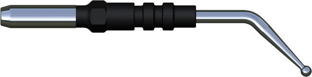Electrode monopolaire boule coudée - Ø 2 mm - lot de 5