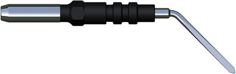 Electrode monopolaire couteau coudée - lot de 5