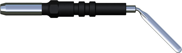 Electrode monopolaire spatule coudée - lot de 5