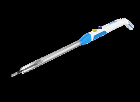 Manche usage unique avec aspiration des fumées - lot de 20 - spatule anti-adhésive prolongateur télescopique réglable