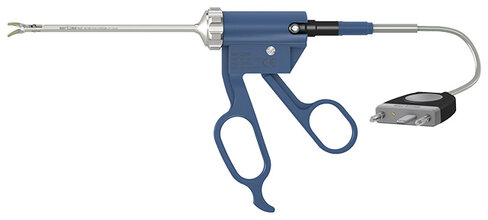 Pince BiClamp 110 mm - mors lisses Ø 5 mm - câble 4 m - fiche MF-2 - système de reconnaissance d'instrument