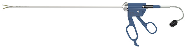 Pince BiClamp LAP - autoclavable - mors Maryland striés - Ø 5 mm - l. 340 mm - câble 4 m - fiche MF -