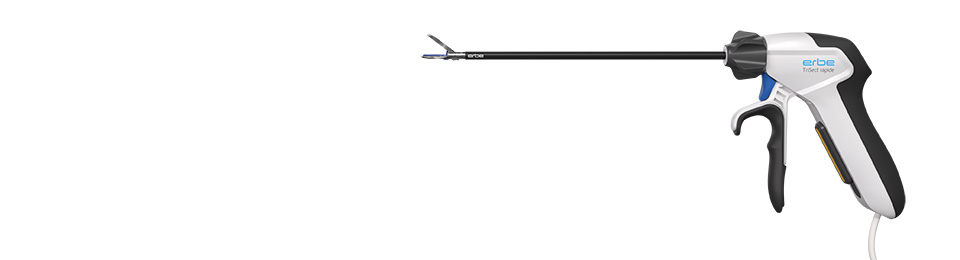 Pince thermofusion TriSect rapide 200 - usage unique - lot de 5 - coudé à 17 mm - Ø 5 mm - l. 200 mm avec câble 4 m